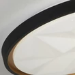 Plafoniera Searchlight SATELLITE metal, plastic, negru, alb, auriu, LED, 25W, 3000-4000-6000K, 1375 Lm - 26185-415