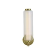 Aplica de perete Searchlight MOD metal, sticla, acril, alama, transparent,  LED, 8W, 3000K, 710 Lm - 26253SB