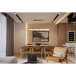 Pendul Searchlight MOD metal, sticla, acril, alama, transparent,  dim LED, 26W, 3000K, 2402 Lm - 26254SB