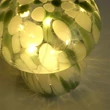 Veioza Searchlight Amelia sticla, verde, LED, 0.2W, 15lm, 3000K - 27027GR
