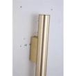 Aplica de perete Searchlight Beacon metal, auriu, GU10, 10W - 28125GO