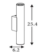 Aplica de perete Searchlight Beacon metal, auriu, GU10, 10W - 28125GO