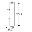 Aplica de perete Searchlight Beacon metal, maro, GU10, 10W - 28125LT
