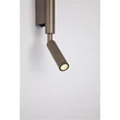 Aplica de perete Searchlight Architect metal, maro, LED, 7W, 553lm, 3000K - 28127LT