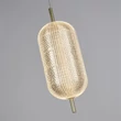 Pendul Searchlight CAPSULE metal, acril, alama, LED, 19W, 3000K, 1845 Lm - 28803SB