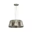 Pendul Searchlight TIARA metal, cristal, crom, fumuriu, E14 - 2895-5SM