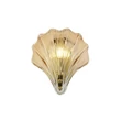Aplica de perete pentru baie Searchlight SHELL metal, sticla, alama, chihlimbar, G9 - 28980SB
