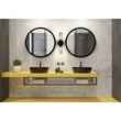 Aplica de perete pentru baie Searchlight IMPERIAL metal, sticla, negru, transparent, G9 - 29982BK