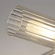 Plafoniera Searchlight Imperial metal, sticla, negru, transparent, G9, 7W, IP44 - 29984BK