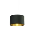 Abajur Searchlight DRUM metal, catifea, verde, E14, E27 - 31040GR