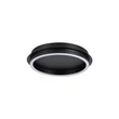 Plafoniera Searchlight Stellaris metal, acril, negru, alb, LED, 16W, 1926lm, 3000K - 31283-36BK