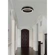 Plafoniera Searchlight Stellaris metal, acril, negru, alb, LED, 16W, 1926lm, 3000K - 31283-36BK