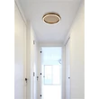 Plafoniera Searchlight Stellaris metal, acril, maro, alb, LED, 16W, 1990lm, 3000K - 31283-36LT