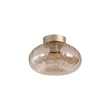 Plafoniera Searchlight Celestial metal, sticla, auriu, chihlimbar, E27, 60W - 32156-28GO