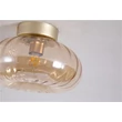 Plafoniera Searchlight Celestial metal, sticla, auriu, chihlimbar, E27, 60W - 32156-28GO