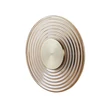 Aplica de perete Searchlight Cleo metal, sticla, alama, chihlimbar, LED, 9.4W, 862lm, 3000K - 32210AM