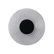 Aplica de perete Searchlight Cleo metal, sticla, negru, transparent, LED, 9.4W, 862lm, 3000K - 32210CL