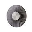 Aplica de perete Searchlight Cleo metal, sticla, nichel, gri, LED, 9.4W, 862lm, 3000K - 32210GY