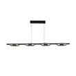 Pendul Searchlight SPACE metal, acril, negru, alb, LED, 35W, 3000K, 1497 Lm - 32804-4BK