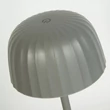Veioza Searchlight Ezra metal, gri, LED, 2.5W, 150lm, 3000K, IP54 - 33610GY