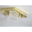 Plafoniera Searchlight Cuboid metal, acril, alama, transparent, LED, 10.25W, 4012lm, 3000K - 33640-4SB