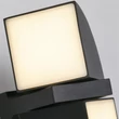 Aplica de prete exterioara Searchlight DAKOTA metal, acril, negru, LED, 8W, 3000K, 549 Lm, IP44 - 36150BK