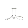 Pendul Searchlight Maisie  metal, gri, LED, 41W, 5394lm, 3000K - 36524GY