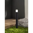 Lampadar exterior Searchlight Colorado  metal, plastic, negru, alb, E27, 15W, IP44 - 39240BK-800PIR
