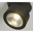 Aplica de perete exterior Searchlight Manhattan metal, sticla, negru, transparent, LED, 12W, 1158lm, 3000K, IP54 - 39330BK