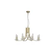 Pendul Searchlight Ascona metal, sticla, alama, transparent, E14, 60W - 4168-8SB