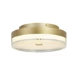Plafoniera Searchlight CYPRUS metal, acril, auriu, alb, LED, 21W, 3000K, 1254 Lm - 42651-30GO