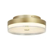 Plafoniera Searchlight CYPRUS metal, acril, auriu, alb, LED, 29W, 3000K, 1850 Lm - 42651-40GO