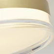Plafoniera Searchlight CYPRUS metal, acril, auriu, alb, LED, 29W, 3000K, 1850 Lm - 42651-40GO