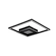 Plafoniera Searchlight Quadrate metal, negru, LED, 24W, 3209lm, 3000K - 44250BK