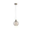 Pendul Searchlight Radiance metal, sticla, auriu, sampanie, E27, 60W - 44520CP