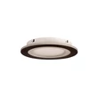 Plafoniera Searchlight Ringo metal, alb, negru, LED, 25W, 3238lm, 3000K-4500K-6500K - 44712BK