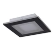 Plafoniera Searchlight Squary metal, alb, negru, LED, 24W, 3284lm, 3000K-4500K-6500K - 44714BK