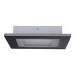 Plafoniera Searchlight Squary metal, alb, negru, LED, 24W, 3284lm, 3000K-4500K-6500K - 44714BK