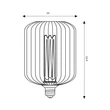 Bec cu LED Searchlight Lamps  metal, negru, E27, 4.5W, 320lm ,4000K - 46005BK
