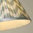 Abajur Searchlight Flynn textil, verde, B22, E14, E27 - 46103