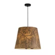 Pendul Searchlight ISLA metal, hartie, negru, E14 - 47810-3NA