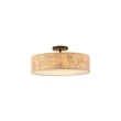Plafoniera Searchlight ISLA metal, hartie, negru, E27 - 47810NA