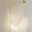 Aplica de perete Searchlight Feather metal, sticla, alama, opal, E14, 60W - 48910-1SB