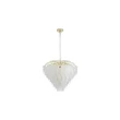 Pendul Searchlight Feather metal, sticla, alama, opal, E14, 60W - 48970-10SB