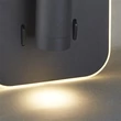 Aplica de perete Searchlight Sonny metal, negru, LED, 9W, 857lm, 3000K - 49320BK