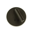 Aplica de perete Searchlight Cher metal, negru, LED, 8W, 770lm, 3000K - 49323BK