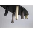 Plafoniera Searchlight Tubes metal, negru, GU10, 10W - 50571-6BK