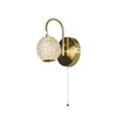 Aplica de perete Searchlight ALLURE metal, acril, alama, LED, 5W, 3000K, 430 Lm - 51481SB