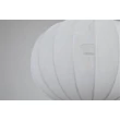 Pendul Searchlight Radiant metal, textil, negru, alb, E27, 60W - 52850BK