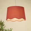 Abajur Searchlight Evan textil, portocaliu, B22, E14, E27 - 53102